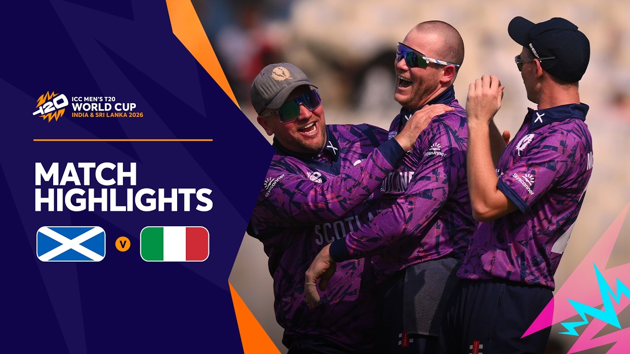 Scotland v Italy | Match Highlights | T20WC 2026