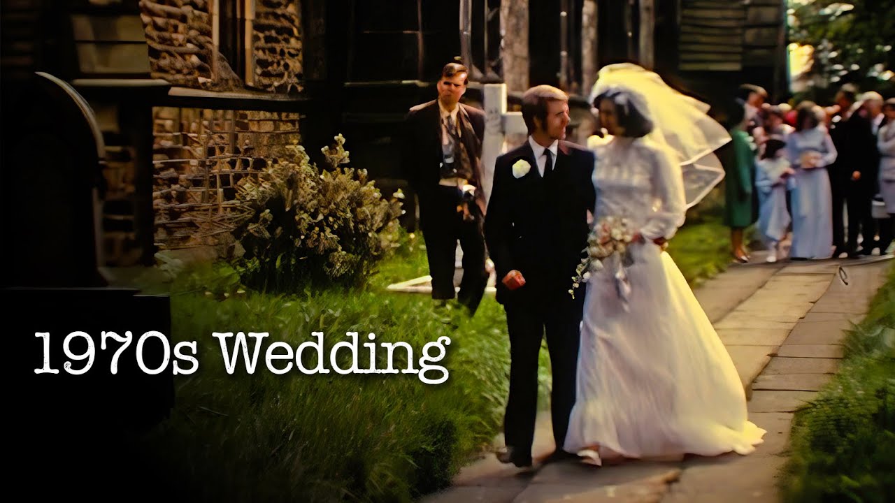 Ruth's Wedding 1975 ~ AI Enhanced 8MM Film