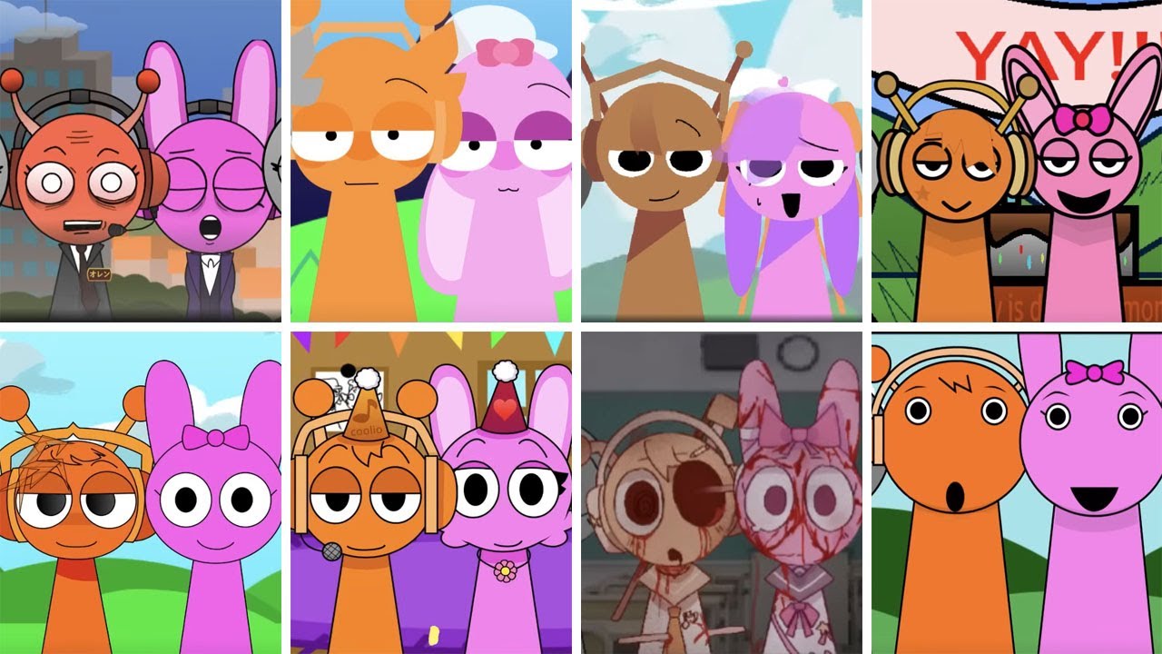 Incredibox - Sprunki but ONLY OREN and PINKI in ALL Different Mods