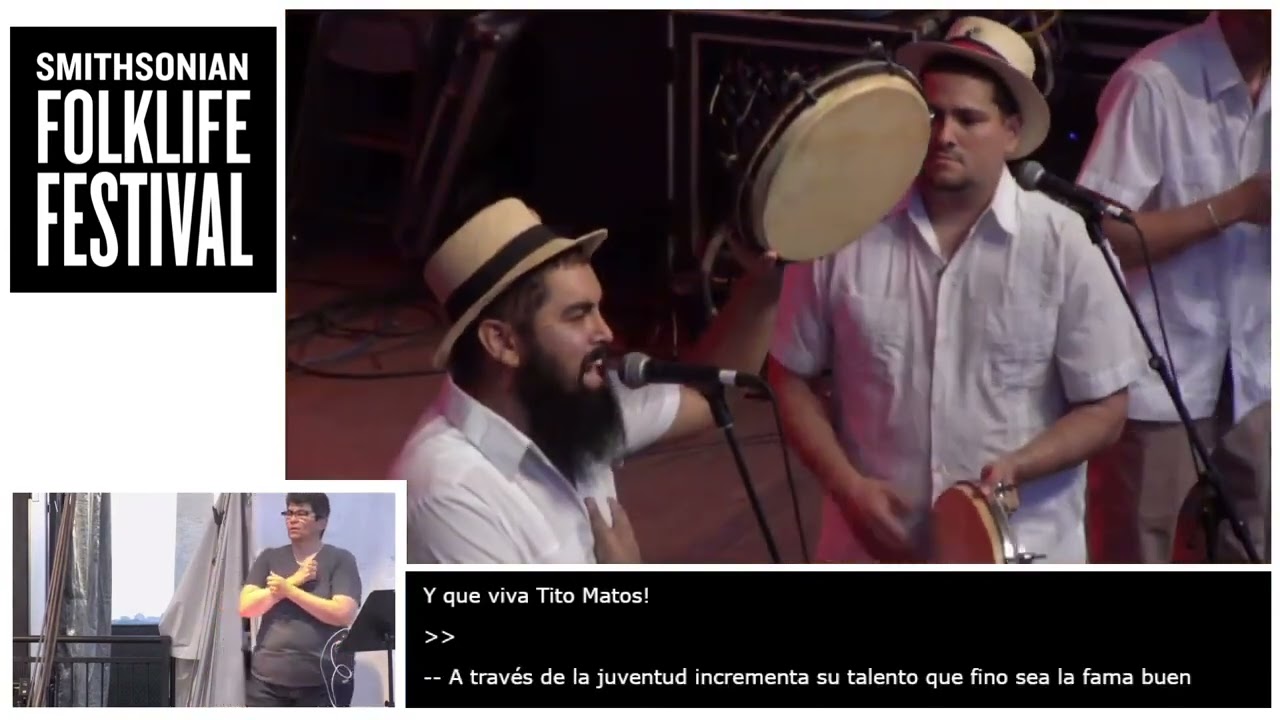 Los Pleneros de la cresta en el Smithsonian Folklive Festival/ Respeto a los mayores