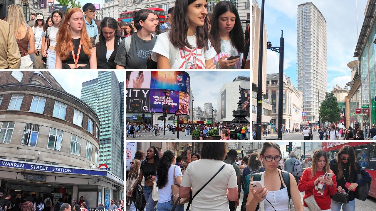 Warren St Station Tottenham Court Road Centre Point Soho Carnaby Regent St Piccadilly Central London