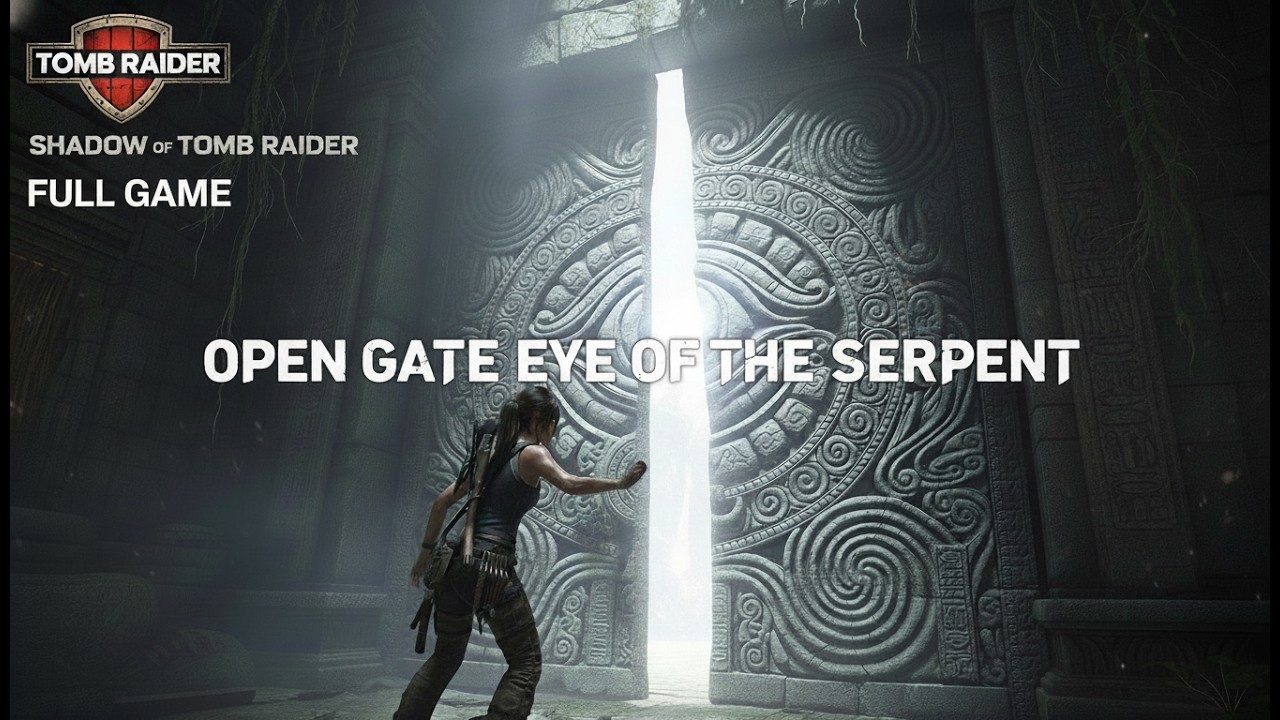 LARA CRAFT Opens the Gate to the EYE of the Serpent(FULL GAME)#tombraider#uniqueshanigamerz
