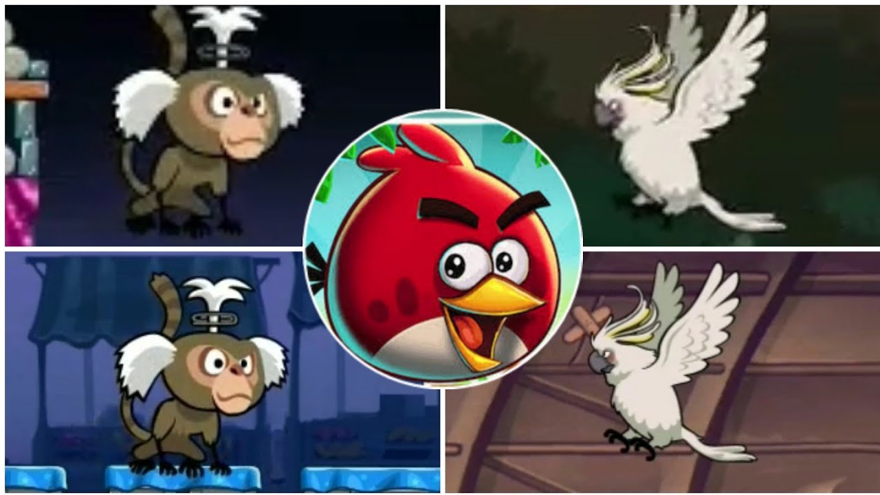 Angry Birds Rio - All Bosses (Boss Fights) No Item