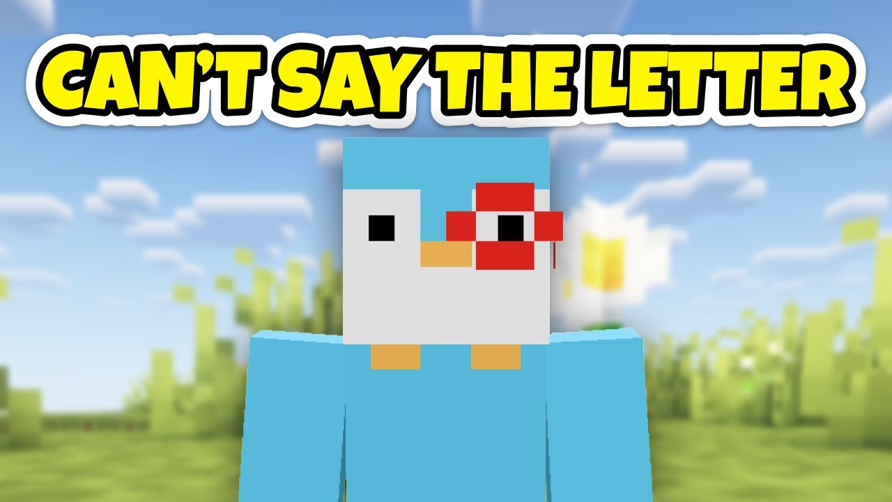 Minecraft, But I Can't Say The Letter A - Z Compilation