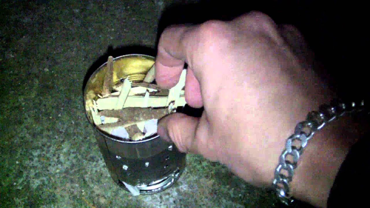 Un Réchaud à Bois fait Maison
