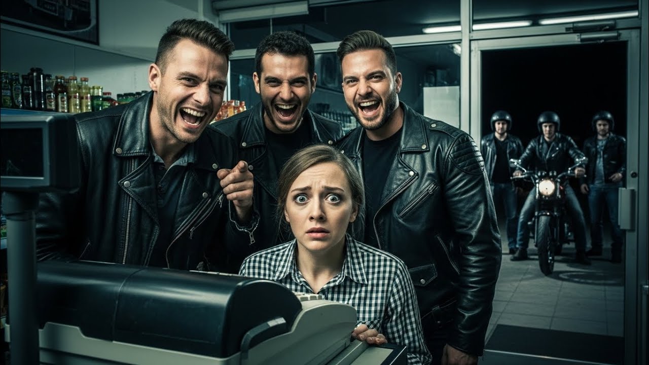 Los Matones No Sabían Que Los Motociclistas Seguían Dentro de la Tienda