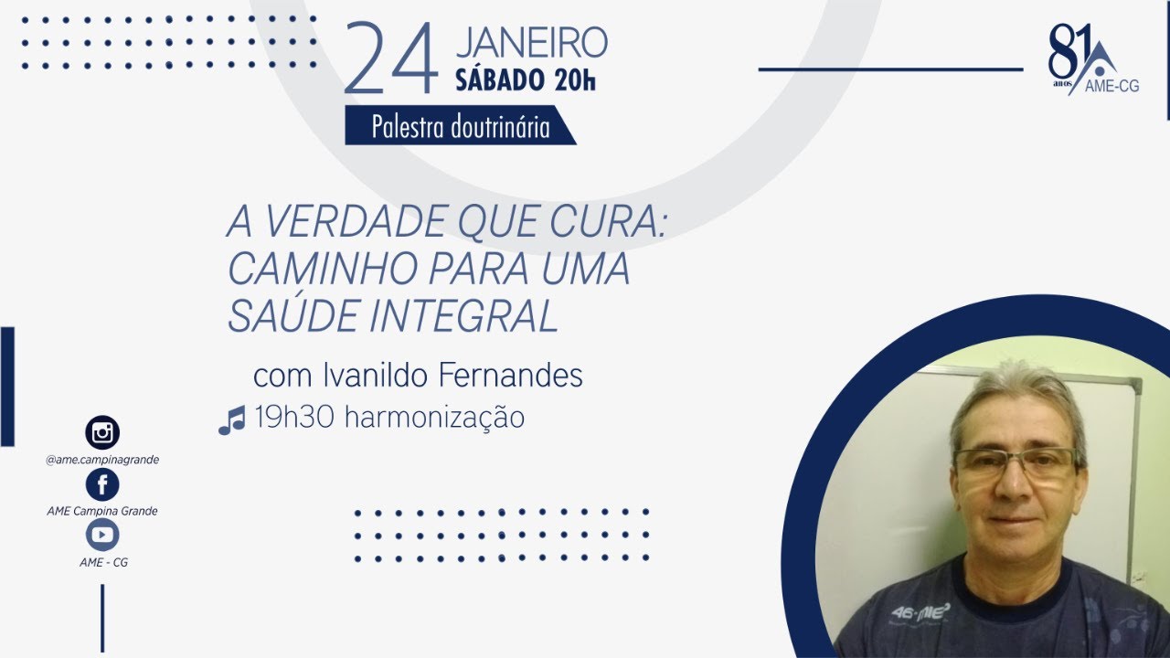 A VERDADE QUE CURA: CAMINHO PARA UMA SAÚDE INTEGRAL, COM IVANILDO FERNANDES