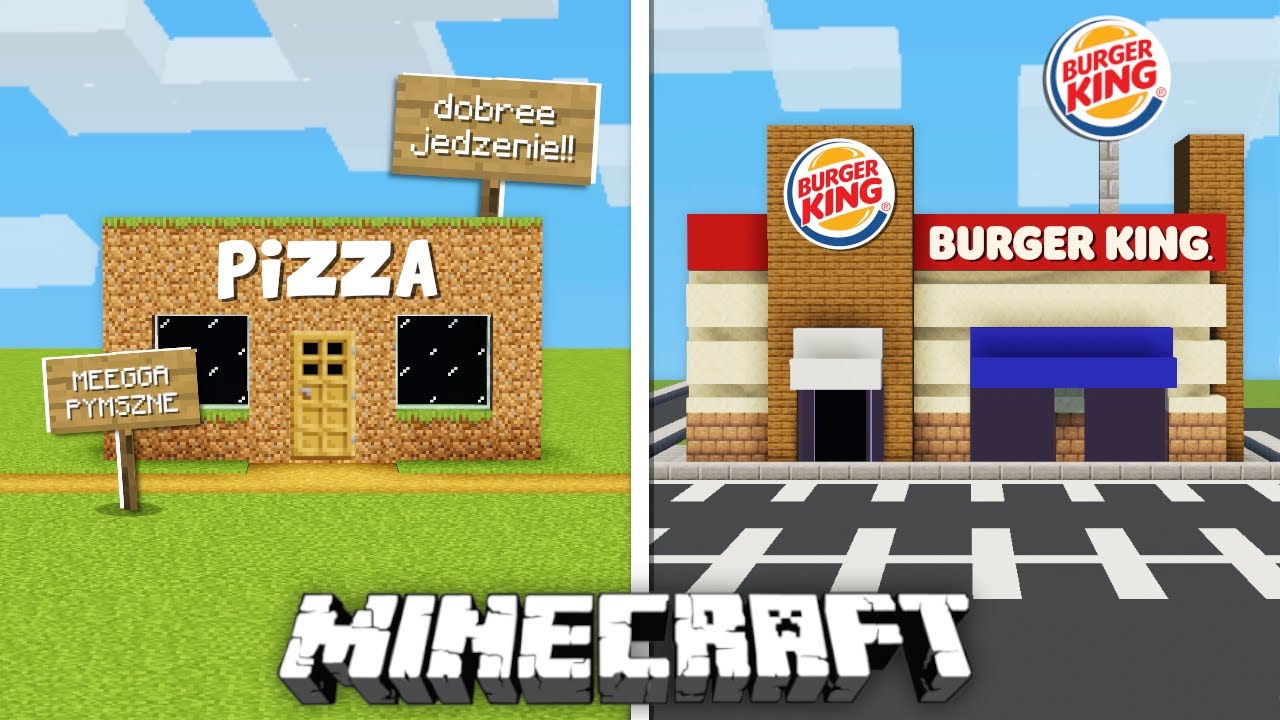 10 LOSOWYCH WIDZÓW buduje RESTAURACJE w MINECRAFT!