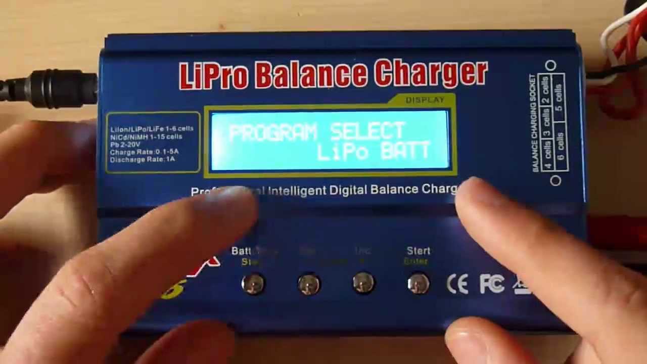 [Airsoft] imax b6 : charger une lipo et une nimh