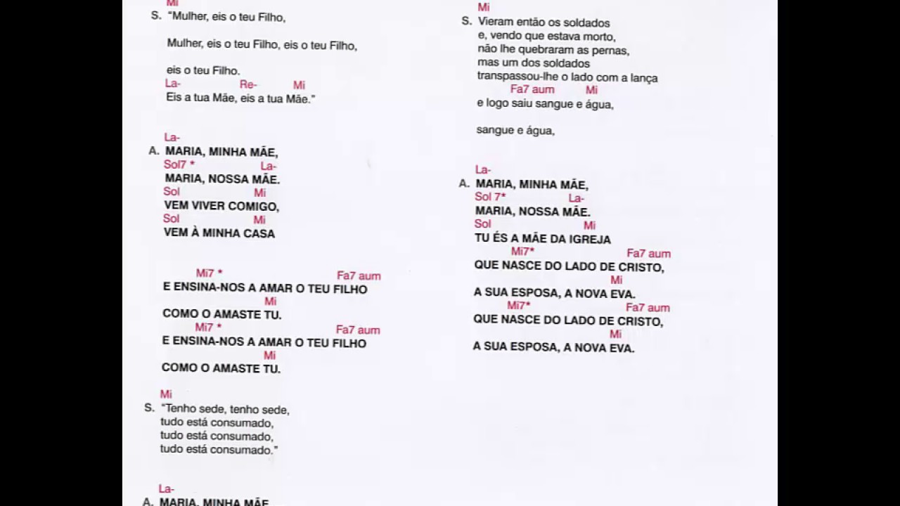 Maria, M&atilde;e da Igreja - Jo&atilde;o 19, 26-34