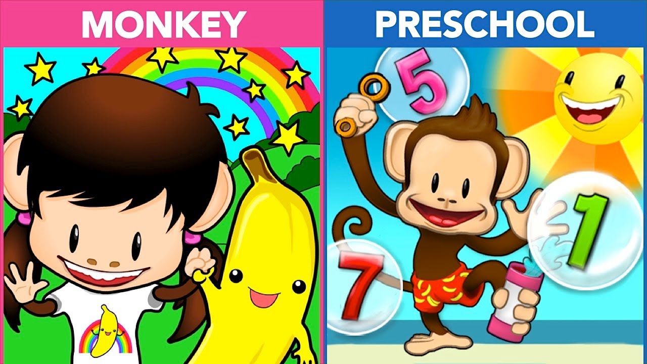 Zuzu's Bananas VS Monkey Math School Sunshine | Monkey Preschool Games for Kids