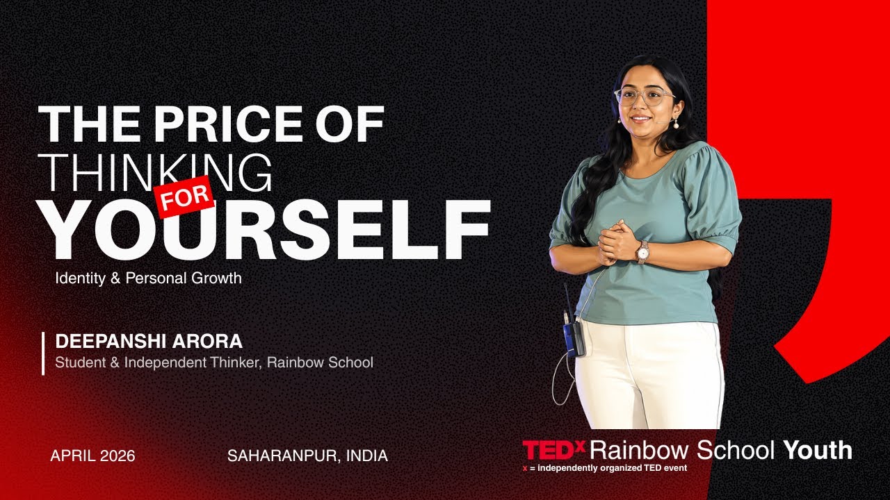 Цена собственного мнения | ДИПАНШИ АРОРА | TEDxRainbow School Youth
