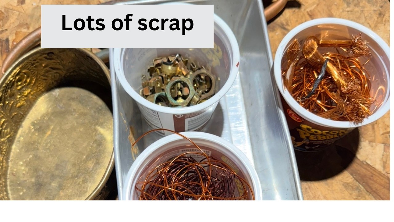 Scrapping a few appliance motors.
