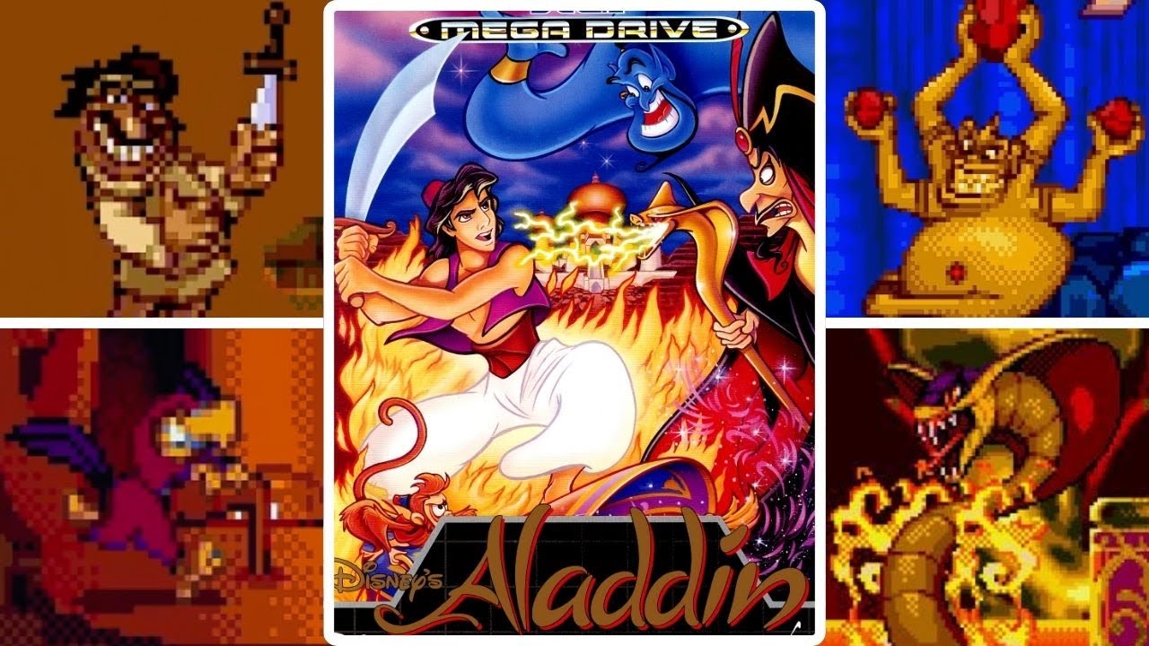 Aladdin - All Bosses [No Damage] | Sega Genesis - Mega Dive