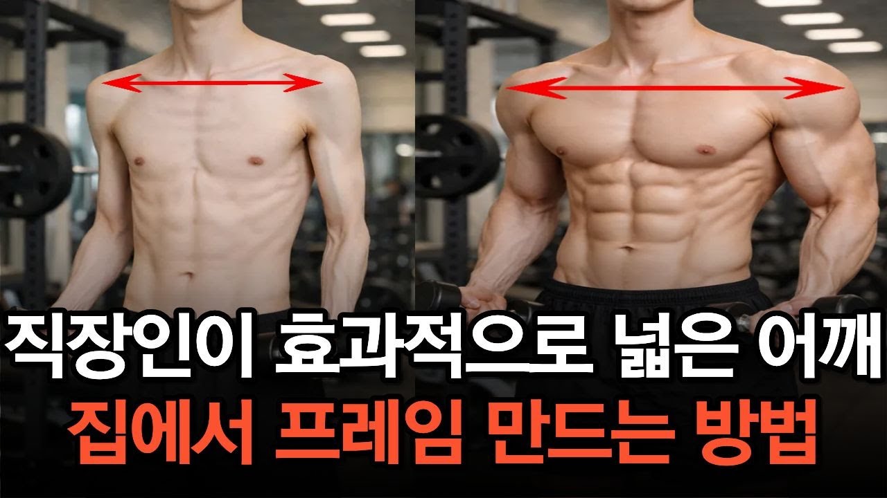 덤벨 운동 추천 집에서 10분, 넓은 어깨 프레임 만드는 방법 #무게조절덤벨#홈트