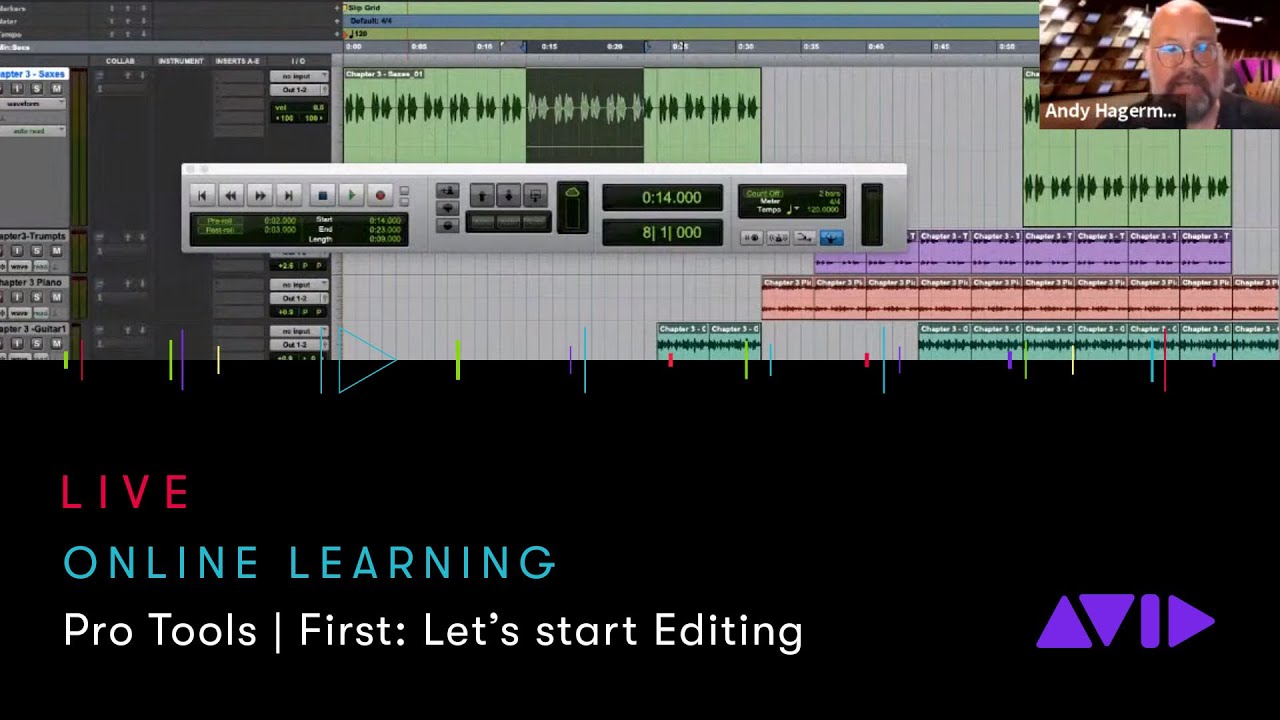 Avid Online Learning — Pro Tools | Сначала: приступим к редактированию