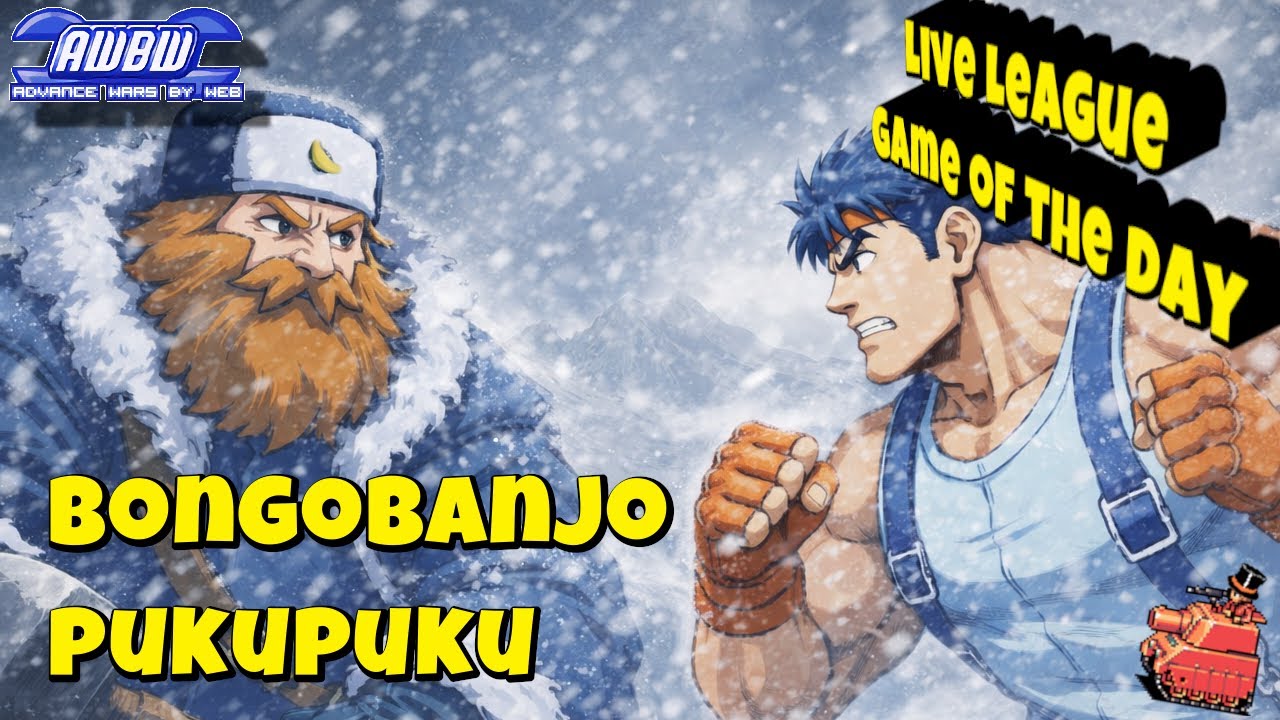 AWBW Live Game of the day - Ep. 245 - BongoBanjo vs pukupuku