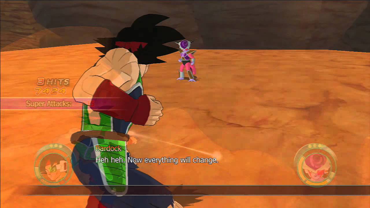 [HD]Dragon ball Raging blast - Battle 37 - Bardock vs Frieza (japanese audio)