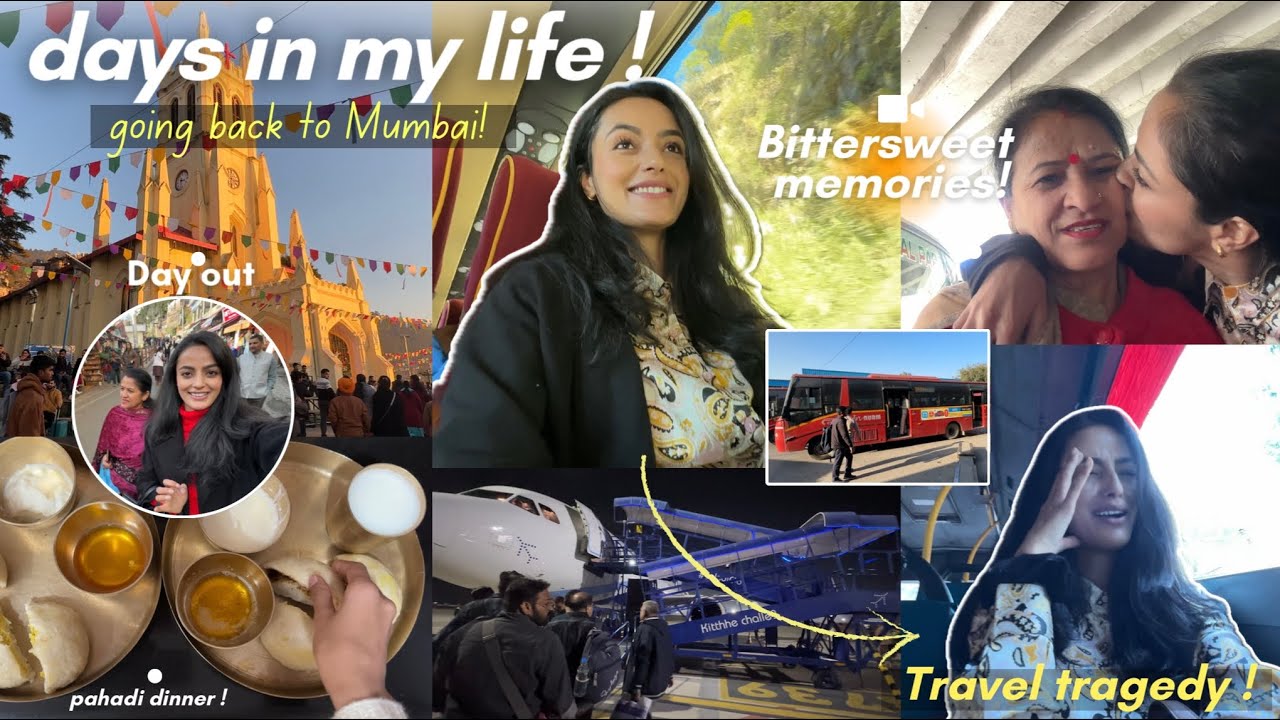 DAYS IN MY LIFE 💫: Family Time, Bittersweet Goodbyes & Travel TRAGEDY! Going Back to Mumbai