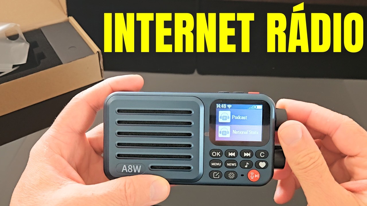 Choyong A8W: R&aacute;dio Internet com Mais de 40 Mil Emissoras!