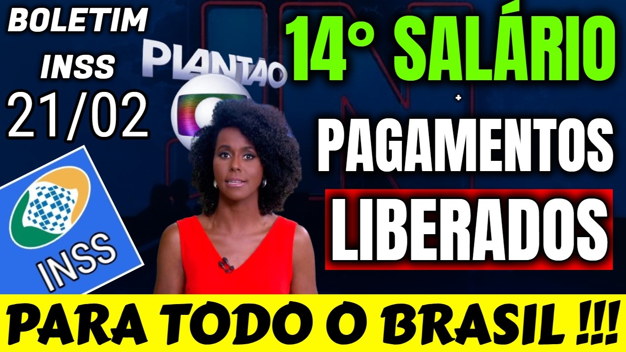 ✔️AGORA! 14° SALÁRIO INSS + LULA APROVA NOVIDADE   PAGAMENTOS LIBERADOS NA CONTA