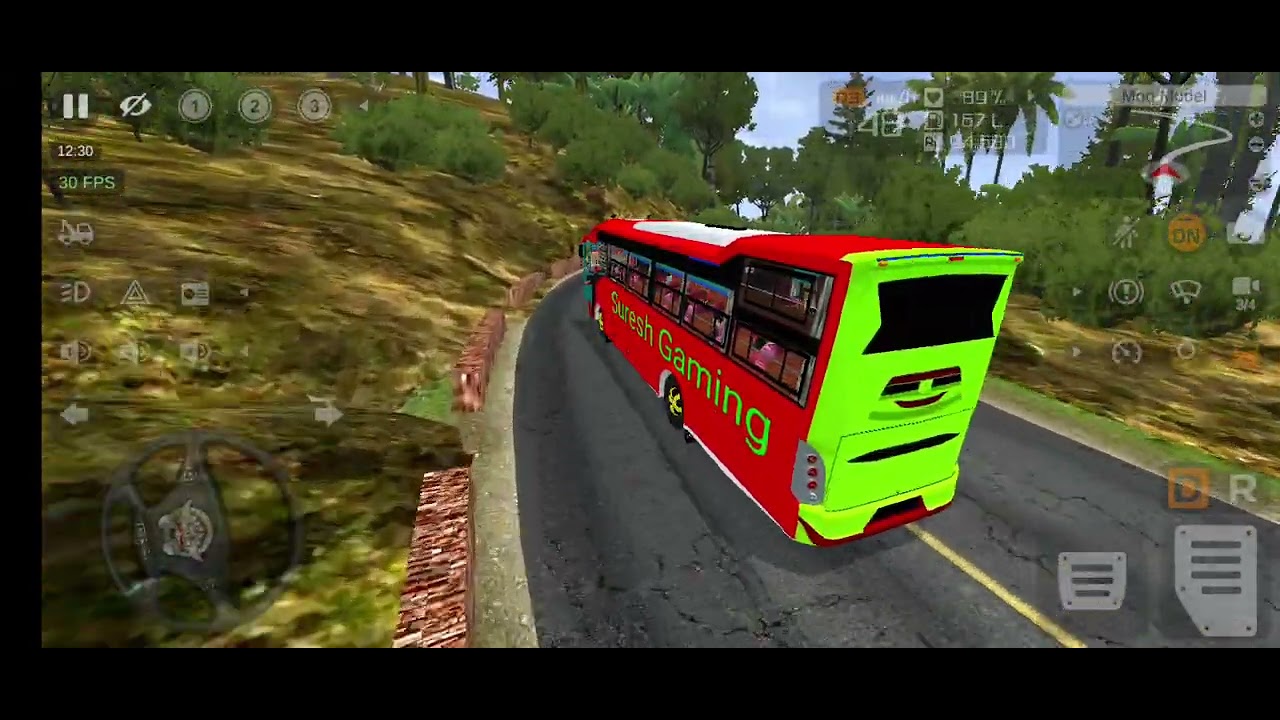 ll Suspension bussll Suresh Gaming bus Skin ll  Nepali hill road ll