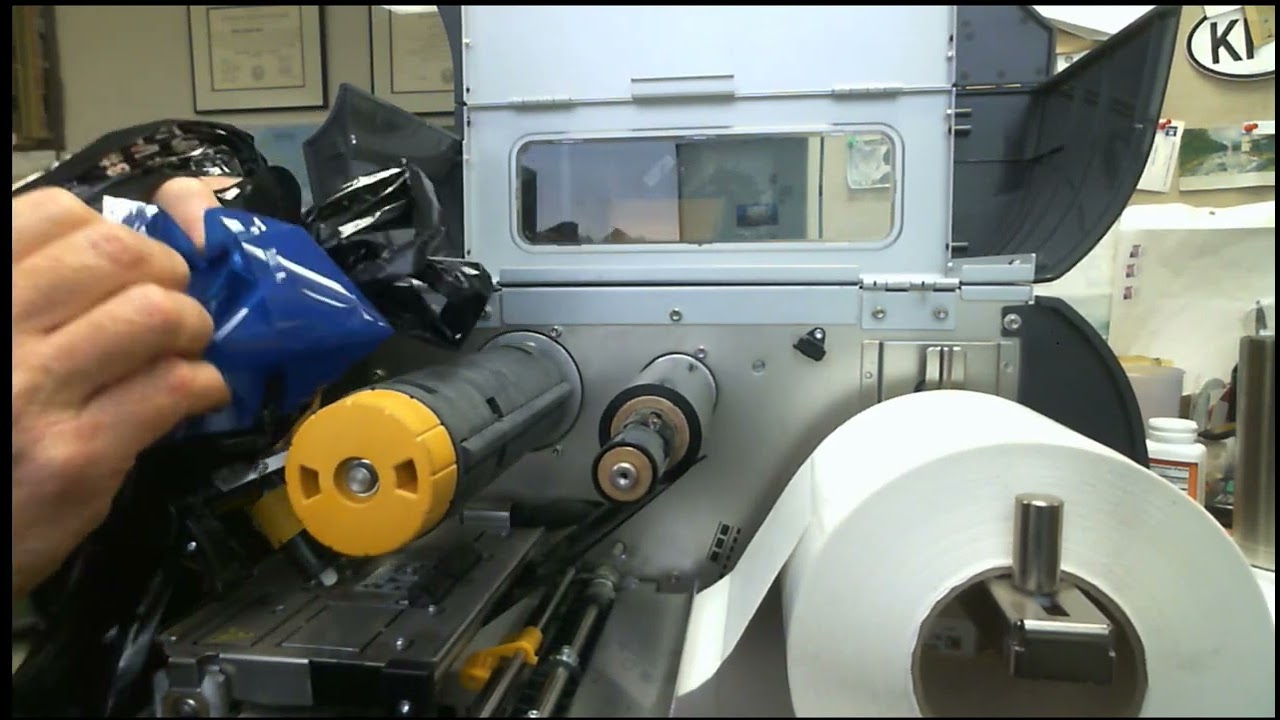 Zebra Printer Change Ribbon