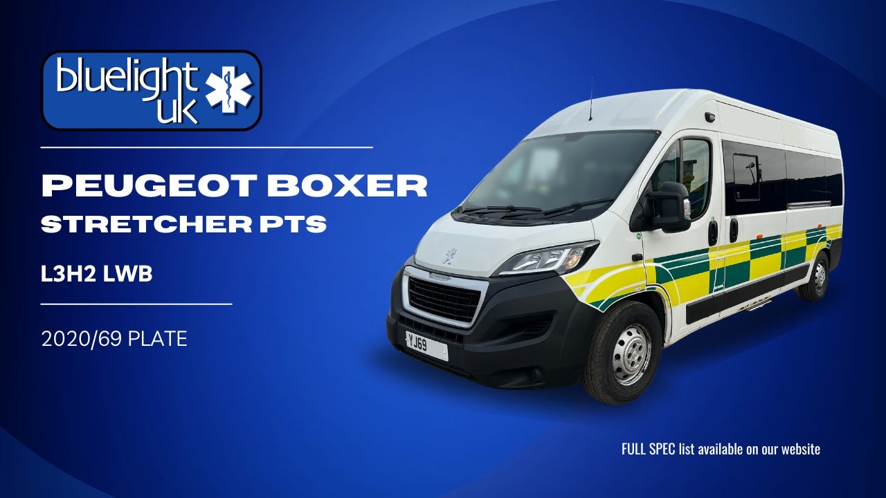 Bluelight UK - 69 Plate Peugeot Boxer Stretcher PTS