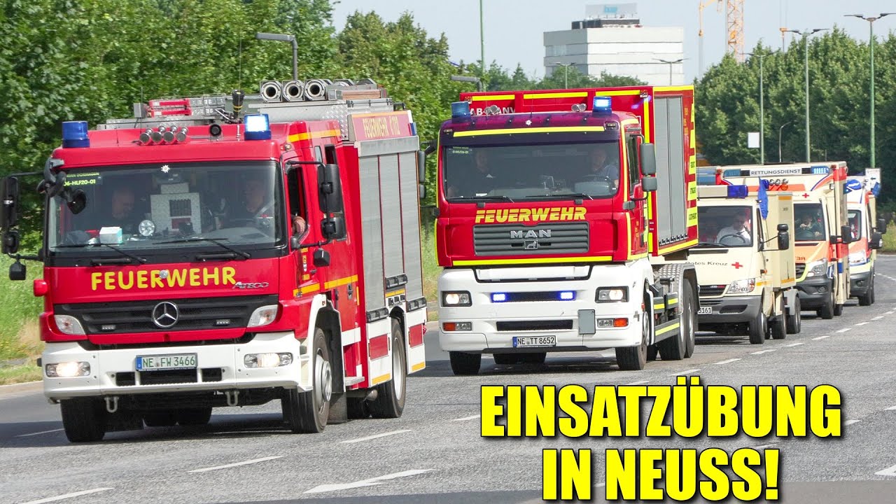 [EINSATZ&Uuml;BUNG IN NEUSS] - Aufstell&uuml;bung der Behandlungsplatz-Bereitschaft 50 NRW -