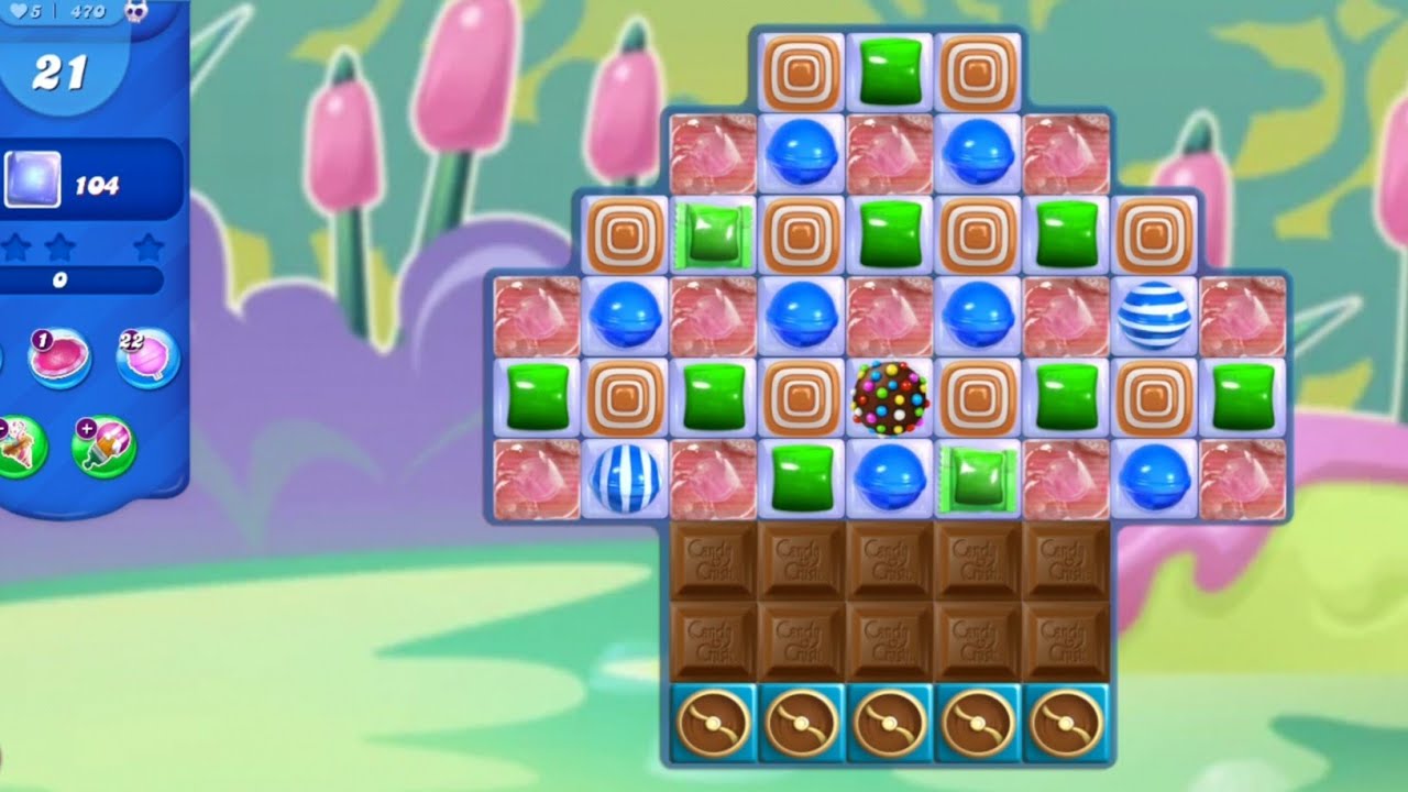 Candy Crush Saga Gameplay Blue and Green Combo | 466 - 470 | Candy Game | RASEEN'S GAMES