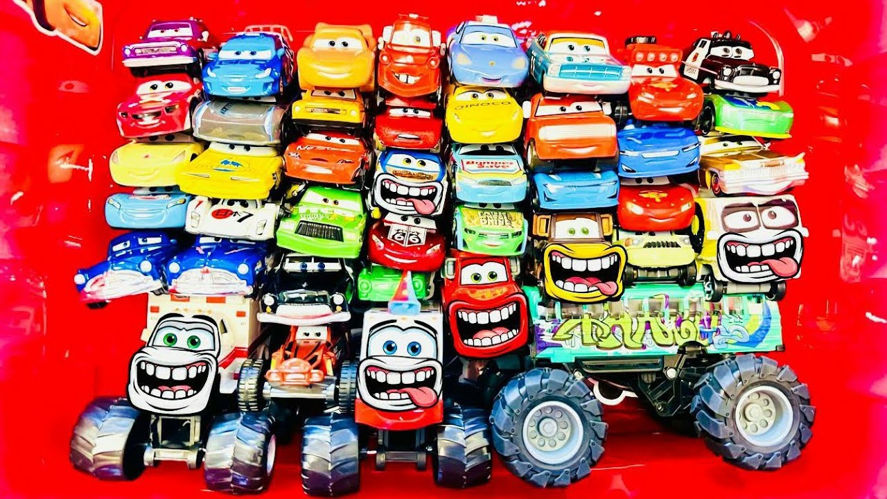 Disney Pixar Cars Unboxing Review | Lightning McQueen, Tow Mater, Chick Hicks, Sally Carrera, Cruz