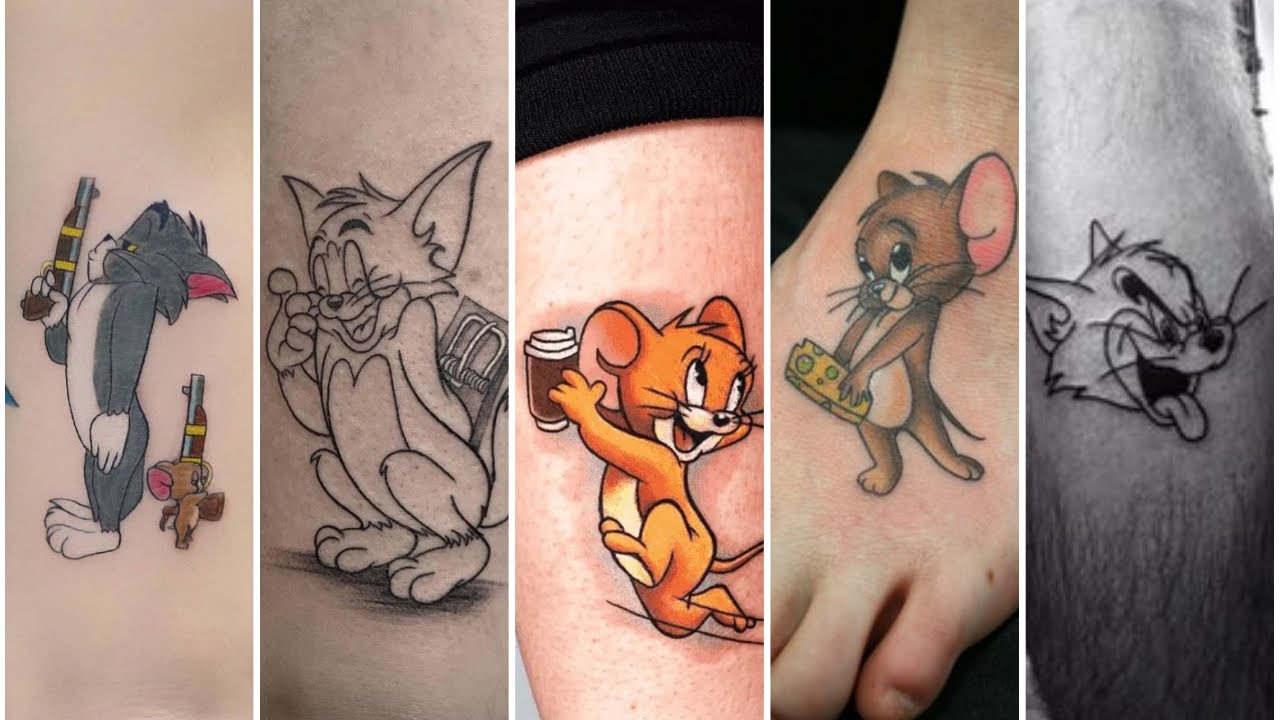WOW, Amazing Tom & Jerry Tattoo Designs 2025 | Your Favourite Tom & Jerry Tattoo Design Ideas!