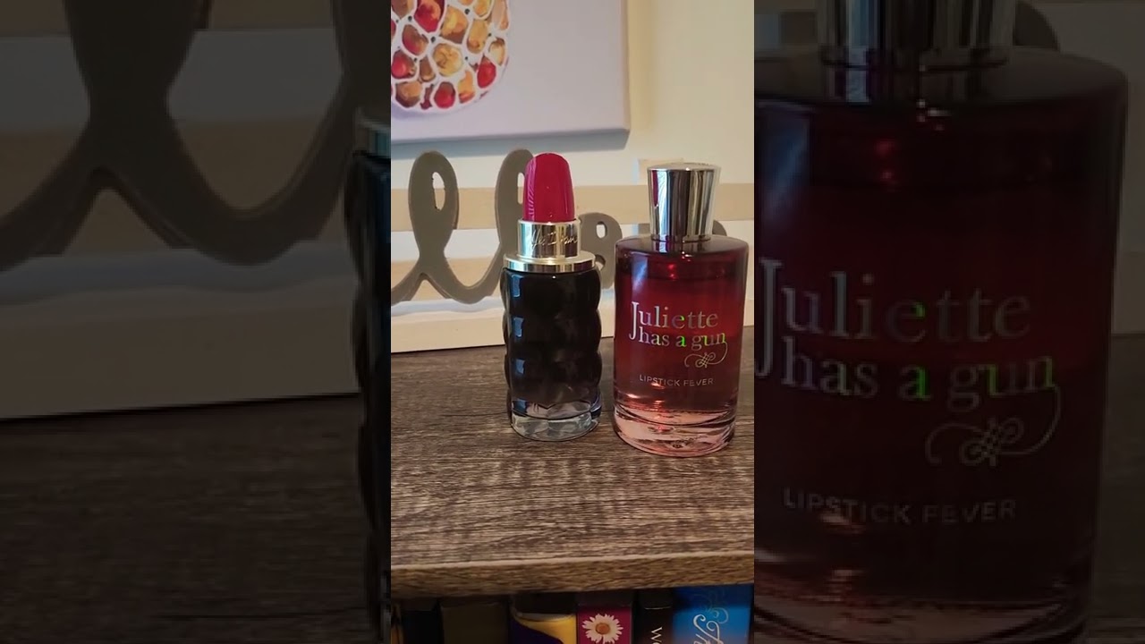 Fragrance Battle Juliette has a Gun Lipstick Fever vs. Cacharel especially I Am