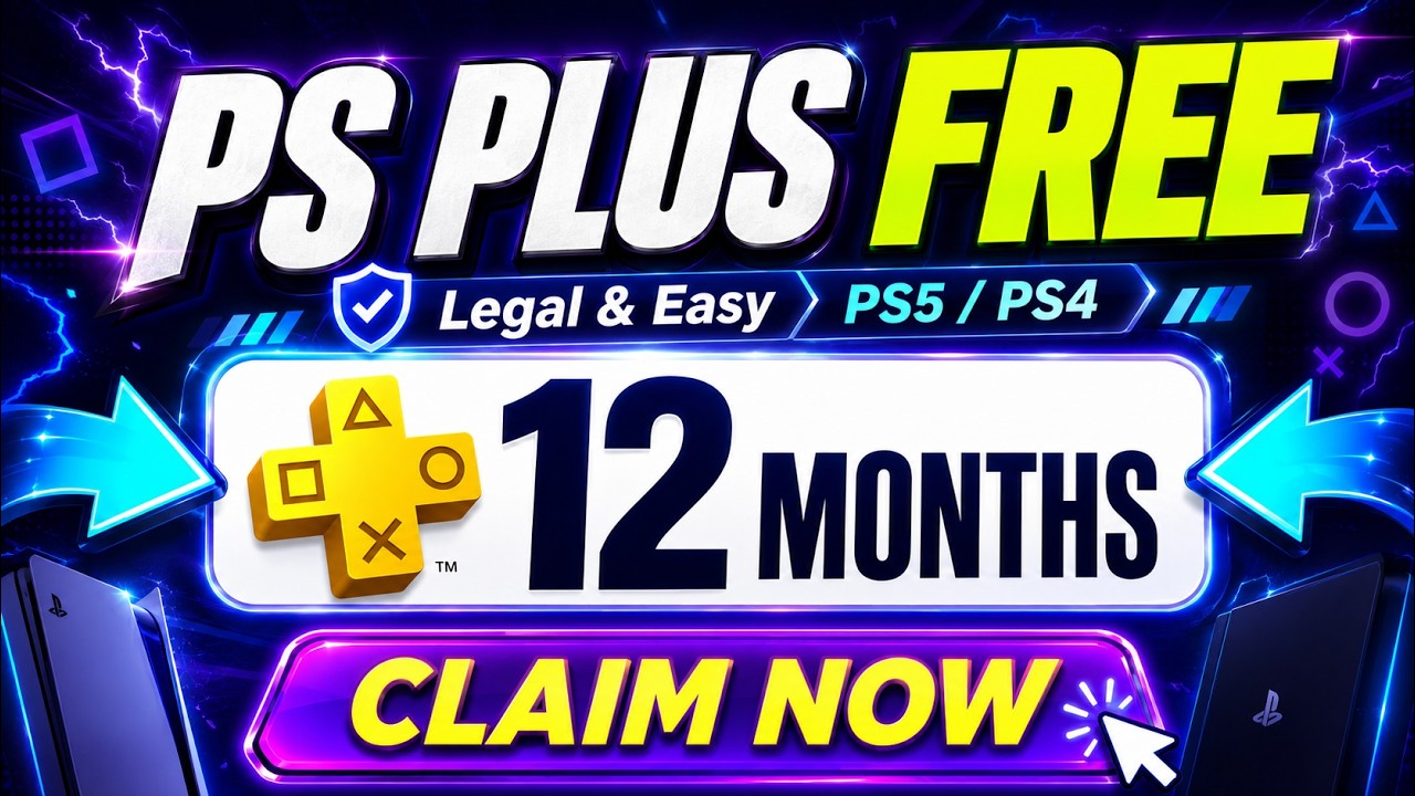 How to Get FREE PS Plus in 2026 🔥 Free PlayStation Plus PS5/PS4 Method