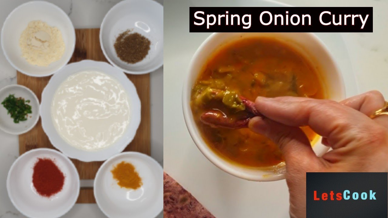 How to make SPRING ONION Curry Quick & Easy All Ingredients