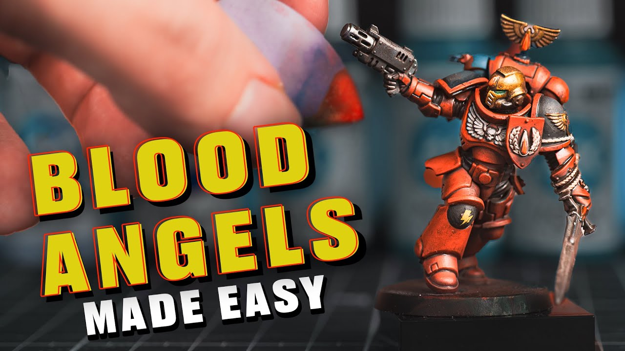 Космические десантники Warhammer 40k | Покраска Кровавых Ангелов стала проще!