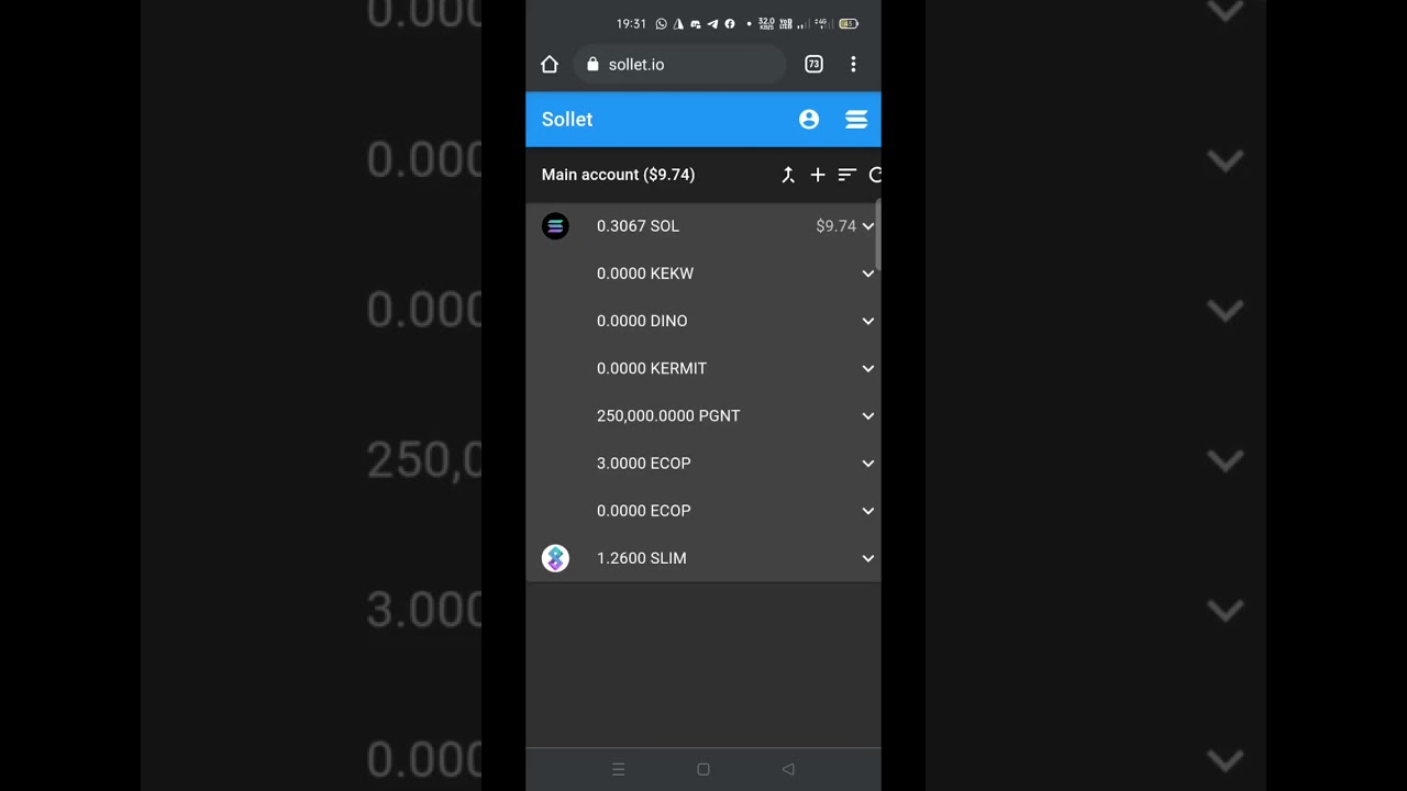 HOW TO UNMOUNT/ REMOVE TOKENS FROM SOLLET.IO (SOL WALLET ) AND REFUND CREATION  FEE !!!