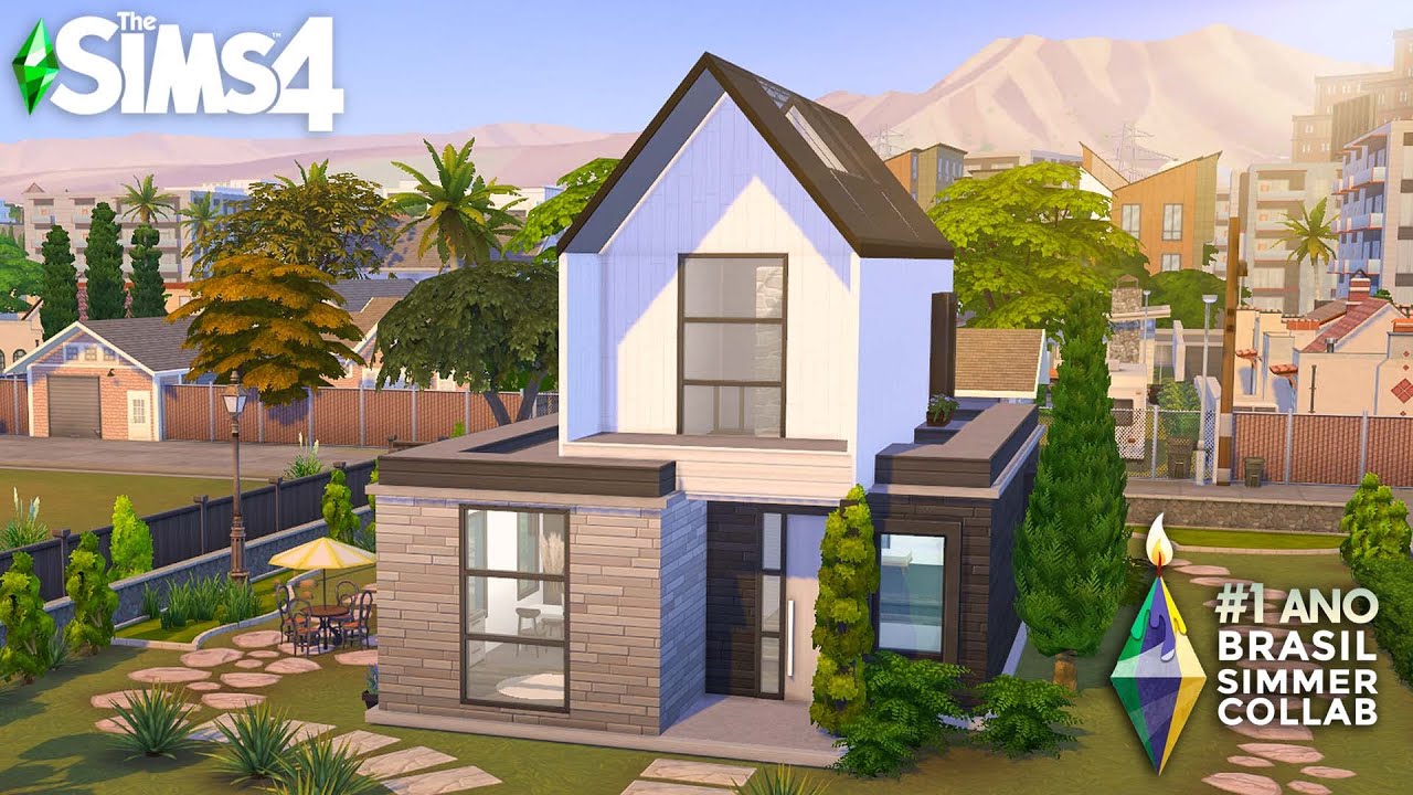 Casa Moderna Inicial | The Sims 4 | Construção | Brasil Simmer Collab