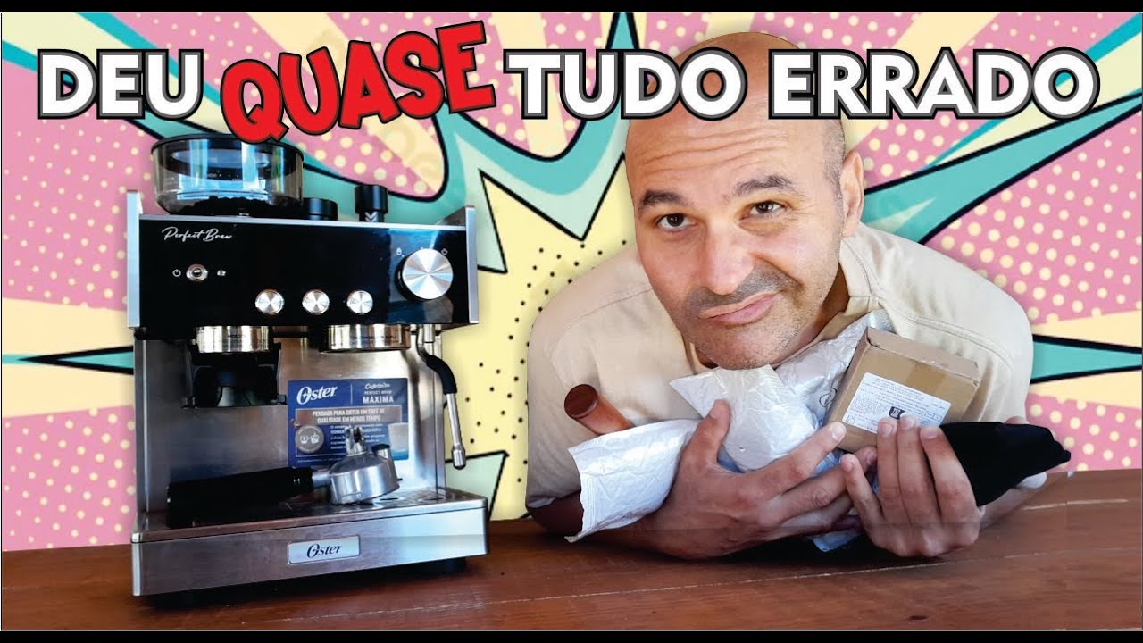 Cafeteira Espresso OSTER Perfect Brew MÁXIMA Acessórios Extras