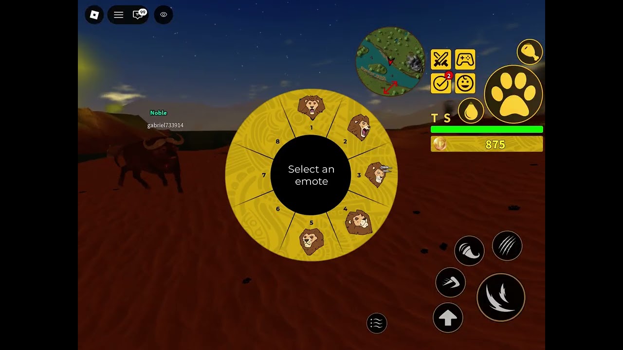 First Savannah life Roblox also gameplay