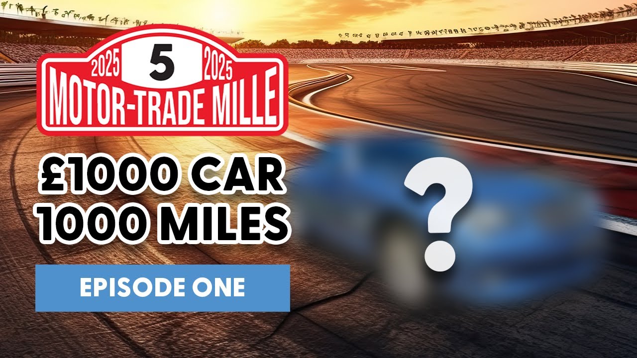 Episode 1: £1000 Car, 1000-mile Charity Rally | Dealerkit Takes on Motor Trade Mille 2025