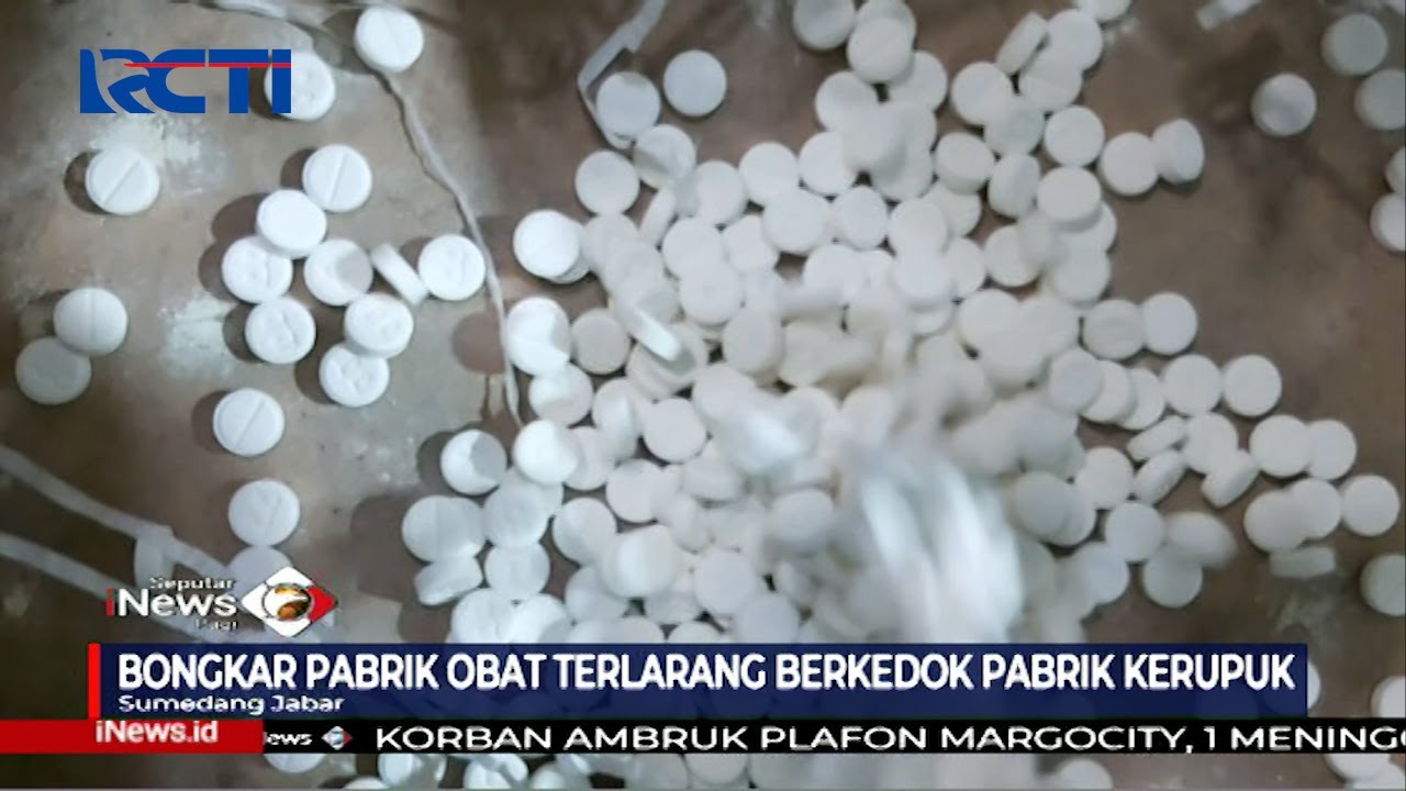Polisi Berhasil Bongkar Pabrik Obat Terlarang Berkedok Pabrik Kerupuk di Sumedang #SIP 23/08