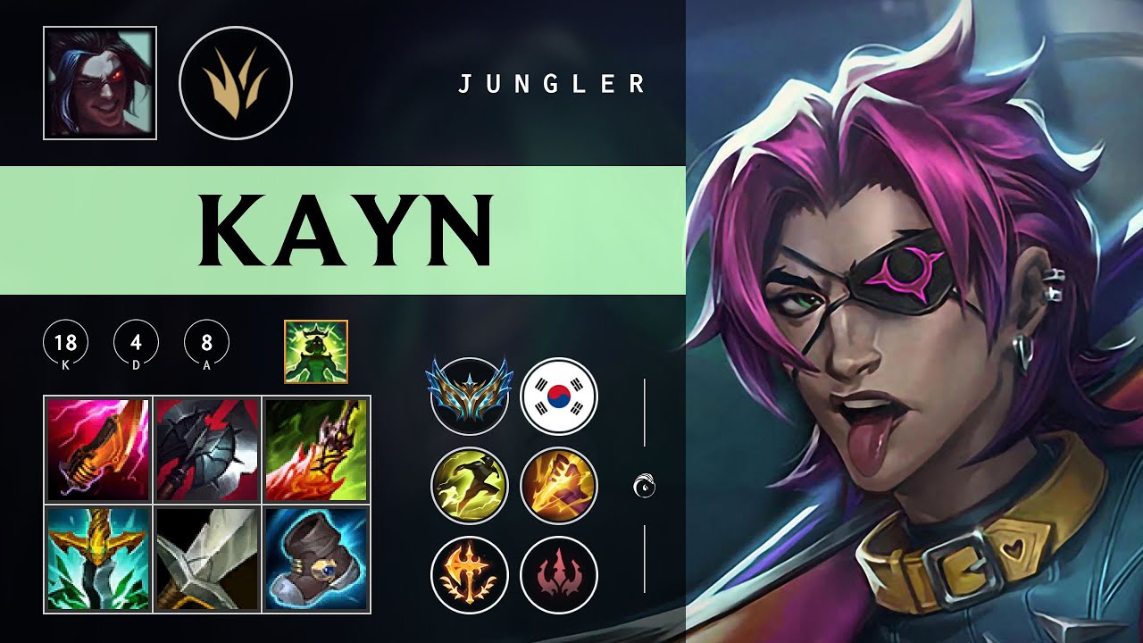 Kayn Jungle vs Ekko - KR Challenger Patch 26.01