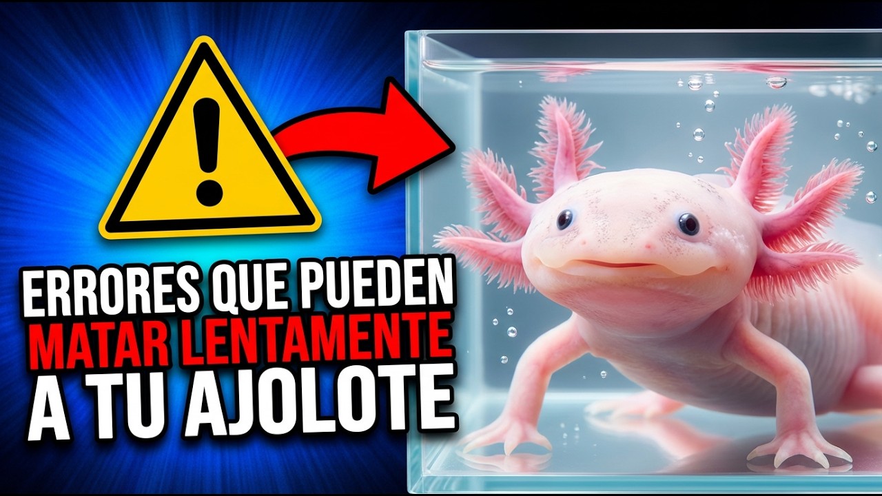 Guía de supervivencia para Ajolotes | Evita estos ERRORES