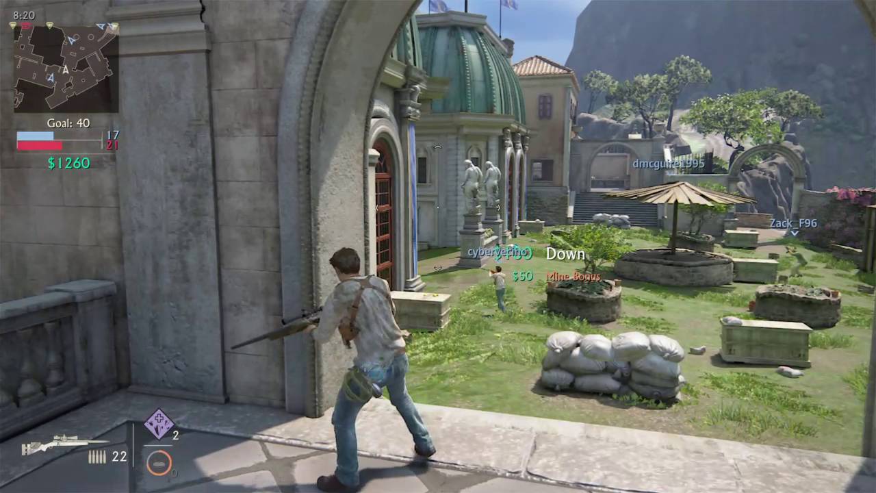Uncharted 4 Multiplayer Mazur LDR Sniper Gameplay