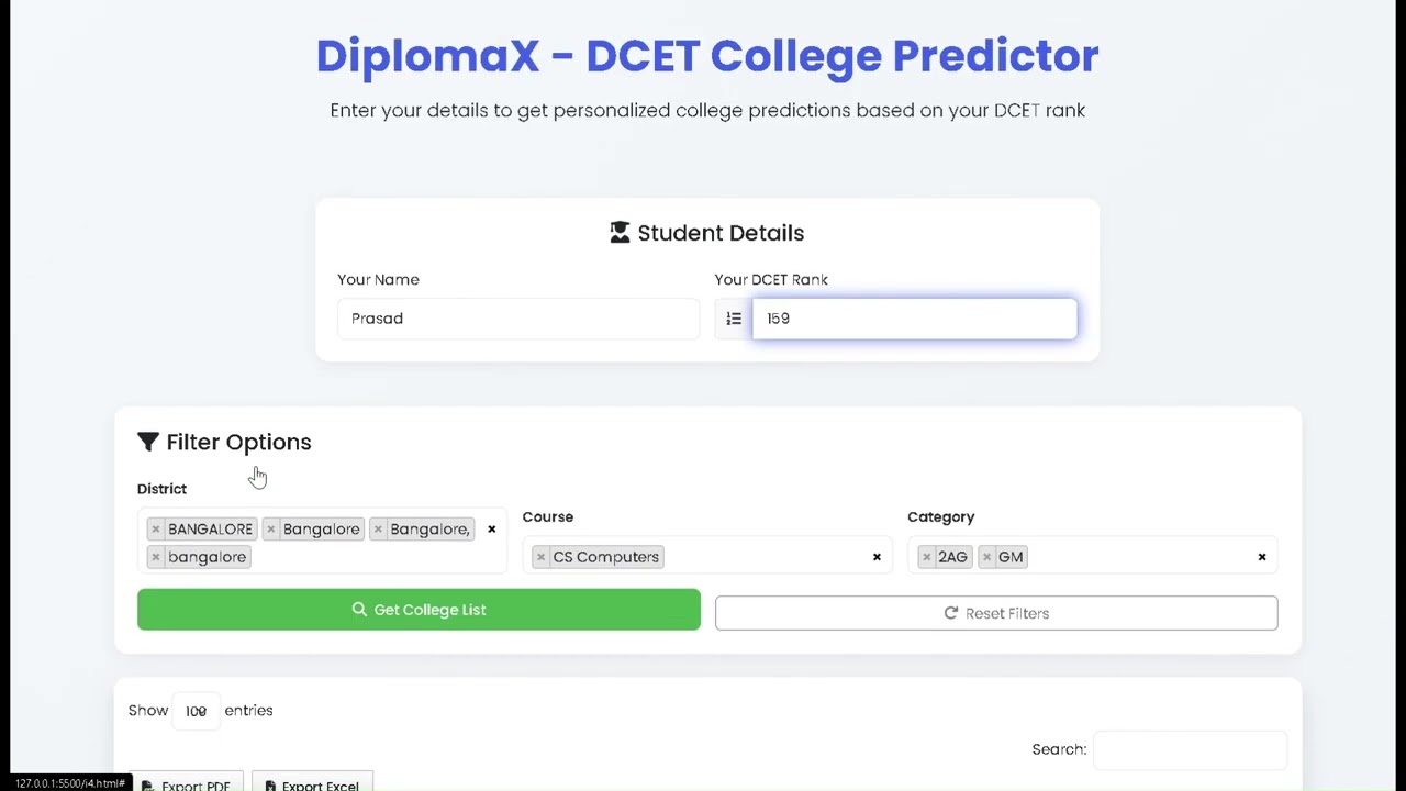Dcet Option Entry PDF | available after DCET results stay tuned | buy directly in website