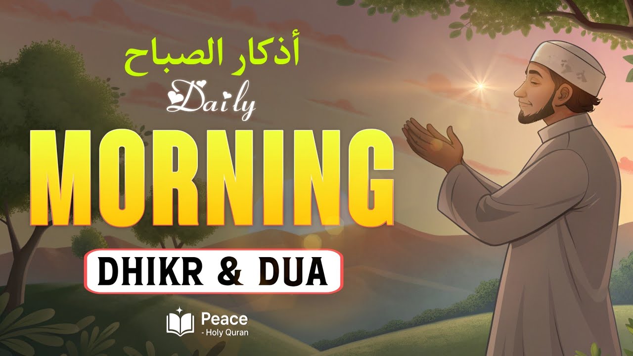Daily Morning Dhikr & Dua (أذكار الصباح) | Spiritual Peace & Allah’s Protection | Peace Holy Quran 