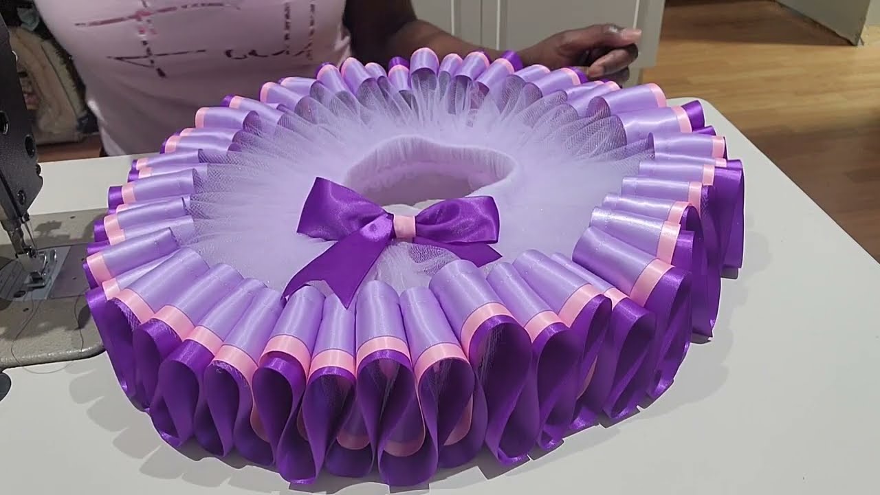 Let's make a 3 layer ribbon tutu!