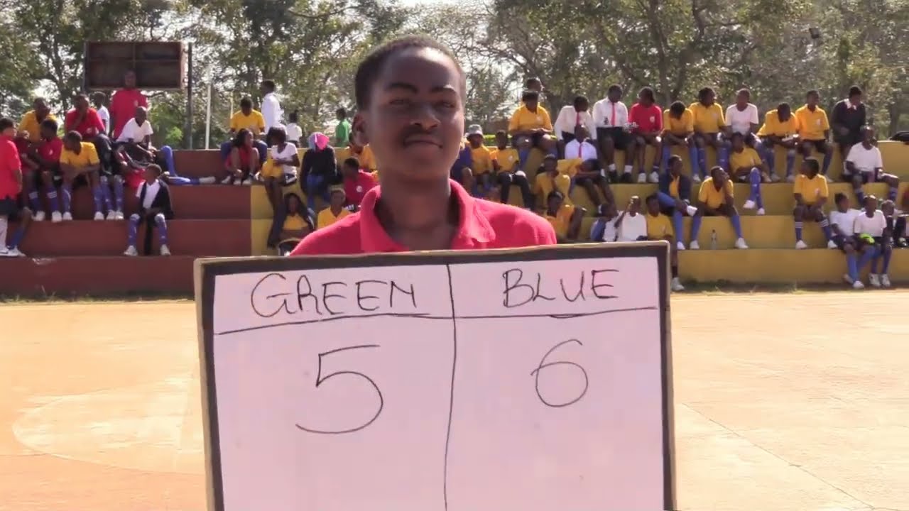 Basketball Game Green House vs Blue House Boys