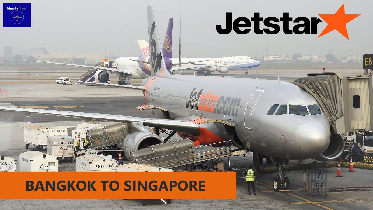 Jetstar Asia Airways Economy Class: Bangkok to Singapore
